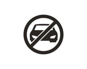 No car sign icon