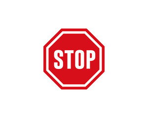 Stop sign symbol