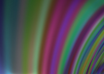 Obraz premium Dark Silver, Gray vector template with bent lines. A completely new color illustration in marble style. A new texture for your ad, booklets, leaflets.