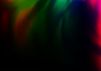 Dark Multicolor, Rainbow vector background with abstract lines. Colorful abstract illustration with gradient lines. A completely new marble design for your business.