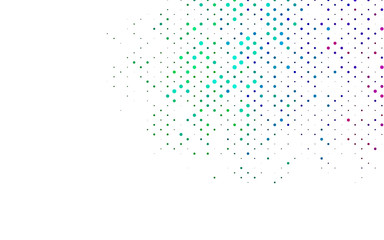 Light Multicolor, Rainbow vector background with bubbles. Modern abstract illustration with colorful water drops. Design for business adverts.