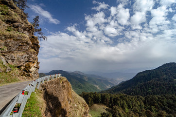 Road to Chopta from Rudra Prayag , Uttarakhand,India