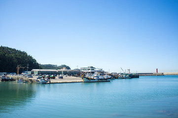 Fototapeta na wymiar Mohang port in Taean-gun, South Korea.