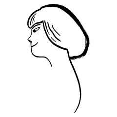 Portrait of a woman's face