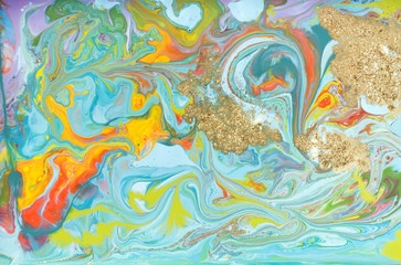 Fototapeta na wymiar Colorful pastel marble pattern. Abstract liquid background