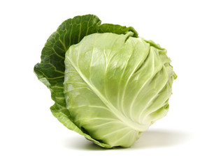 Obraz premium cabbage on white background