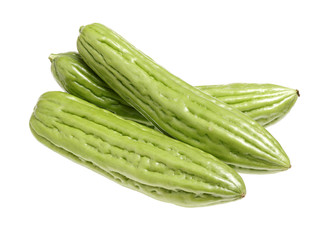 Bitter melon isolated on white background