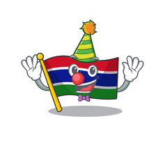 Clown flag gambia placed in mascot drawer