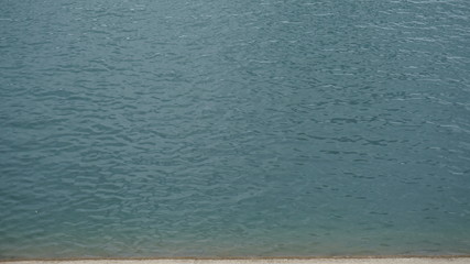 Obraz premium Overlooking the water in the dam