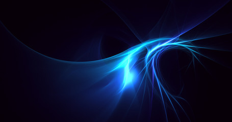 3D rendering abstract fractal business background