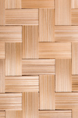 Texture of basket made of wood.