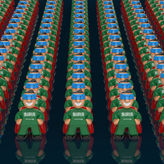 Superhero concept - 3D Illustration