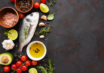 Fresh fish dorado
