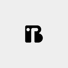 Letter TB BT T B Logo Design Simple Vector