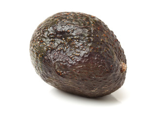 Avocado on white background