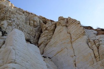 texture of mountains and rocks in the north of the state of Israel