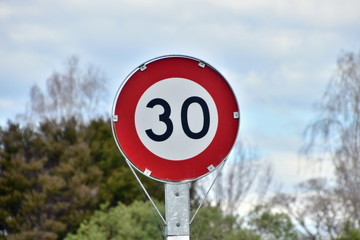 Traffic sign in New Zealand