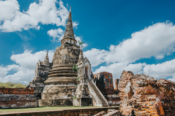 Fototapeta premium Wat Phra Si Sanphet temple in Ayutthaya. 