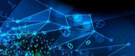 Technology data background, idea of global business solution