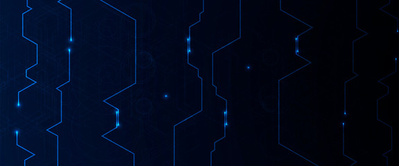 Technology data background, idea of global business solution