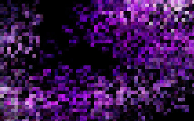 Dark Purple vector backdrop with rectangles, squares. Glitter abstract illustration with rectangular shapes. Modern template for your landing page.