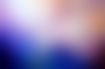 Blue violet yellow gradient blurred formless pattern. Abstract soft background.