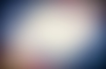 Muted blue yellow red soft vignette patern. Vintage dark smoky blur background. 