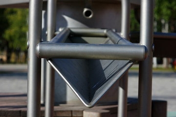 metal construction trench for the water supply