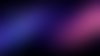 Pink and blue spotlights on black background. Blur pline pattern. 