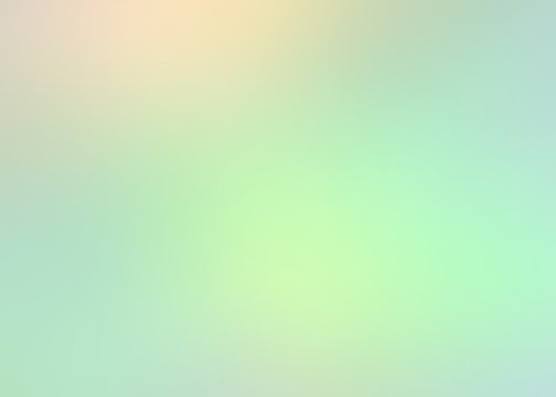 Beautiful clear green hologram blur background. Light tropical tints. Shiny imaginary illustration. Impressive abstract graphic template.