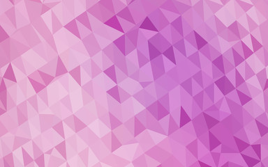 Fototapeta premium Light Purple vector triangle mosaic template. Triangular geometric sample with gradient. Textured pattern for background.