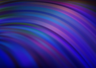 Fototapeta premium Dark Purple vector background with curved circles. An elegant bright illustration with gradient. A new texture for your ad, booklets, leaflets.