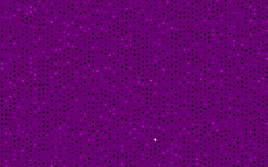 Dark Purple vector cover with spots. Illustration with set of shining colorful abstract circles. Pattern of water, rain drops.