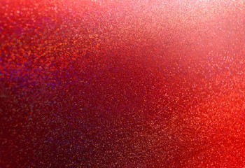 Red glitter texture. Sparkles shimmer background. Christmas blink illustration. Flicker impressive backdrop.