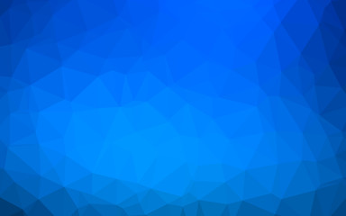 Light BLUE vector blurry triangle texture. A completely new color illustration in a vague style. Template for a cell phone background.