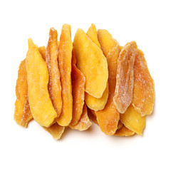 Mango. dry mango on the background