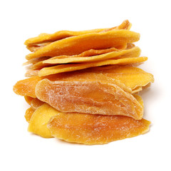 Mango. dry mango on the background