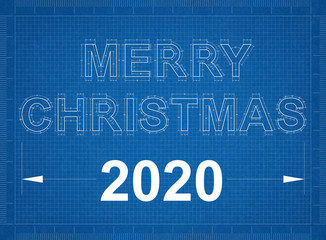 Merry Christmas Blueprint