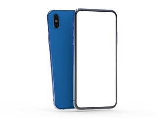 smartphone digital isolated modern white background