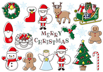 クリスマスイラストセット