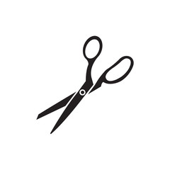 Scissors flat icon vector