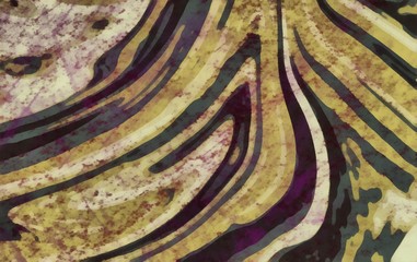 Colorful grunge abstract background with liquid effect. Swirl wave and scratched vintage elements.