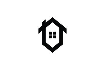 Fototapeta premium Letter O in vector for Real Estate , Property and Construction Logo design for business corporate sign. Minimal logo design template on white background.