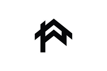 Letter P in vector for Real Estate , Property and Construction Logo design for business corporate sign. Minimal logo design template on white background.