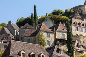 Fototapeta na wymiar Medieval village of Beynac et Cazenac, Dordogne department, France