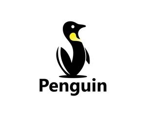 Penguin Logo Template vector icon illustration design
