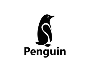 Penguin Logo Template vector icon illustration design