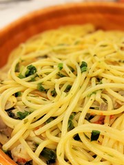 定番パスタのボンゴレビアンコ