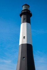 Lighthouse on Tybee Island state Geordgia USA