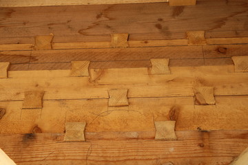 Dachbalken Zapfen Innenausbau Holz
